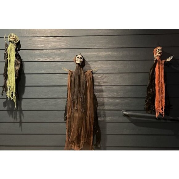 3 Pack Hanging Ghost Outdoor Halloween Decorations One...